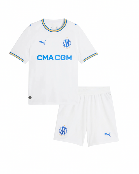 Camiseta y Pantalones Cortos para Niños Olympique de Marseille Home 26/27