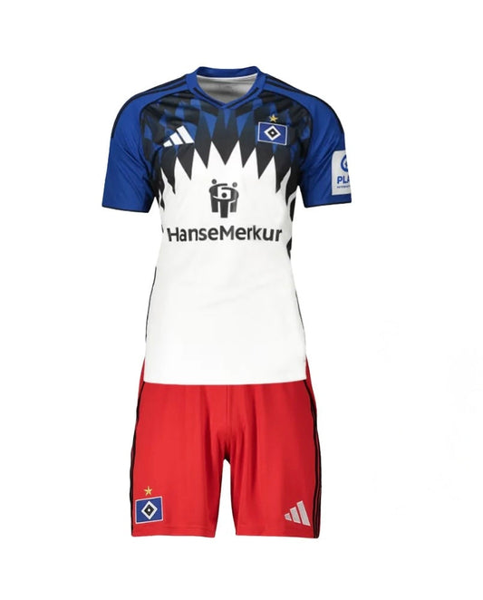 Camiseta y Pantalones Cortos para niño Bayer Leverkusen Home 25/26