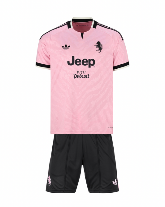 Camisa y Pantalones Cortos para Niños Juventus Away 26/27