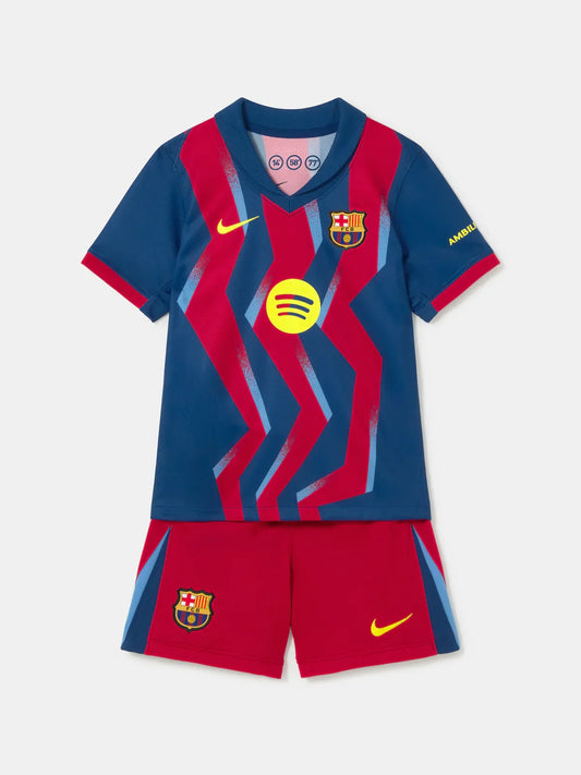 Camisa y Pantalones Cortos para Niños FC Barcelona Fourth 25/26