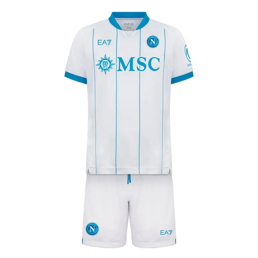 Camiseta y Pantalon Corto para Niño Napoli Away 26/27