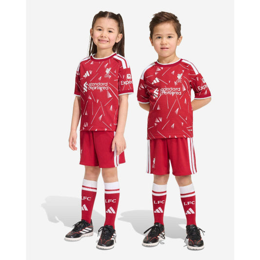 Camiseta y Pantalones Cortos para niños Liverpool Home 26/27
