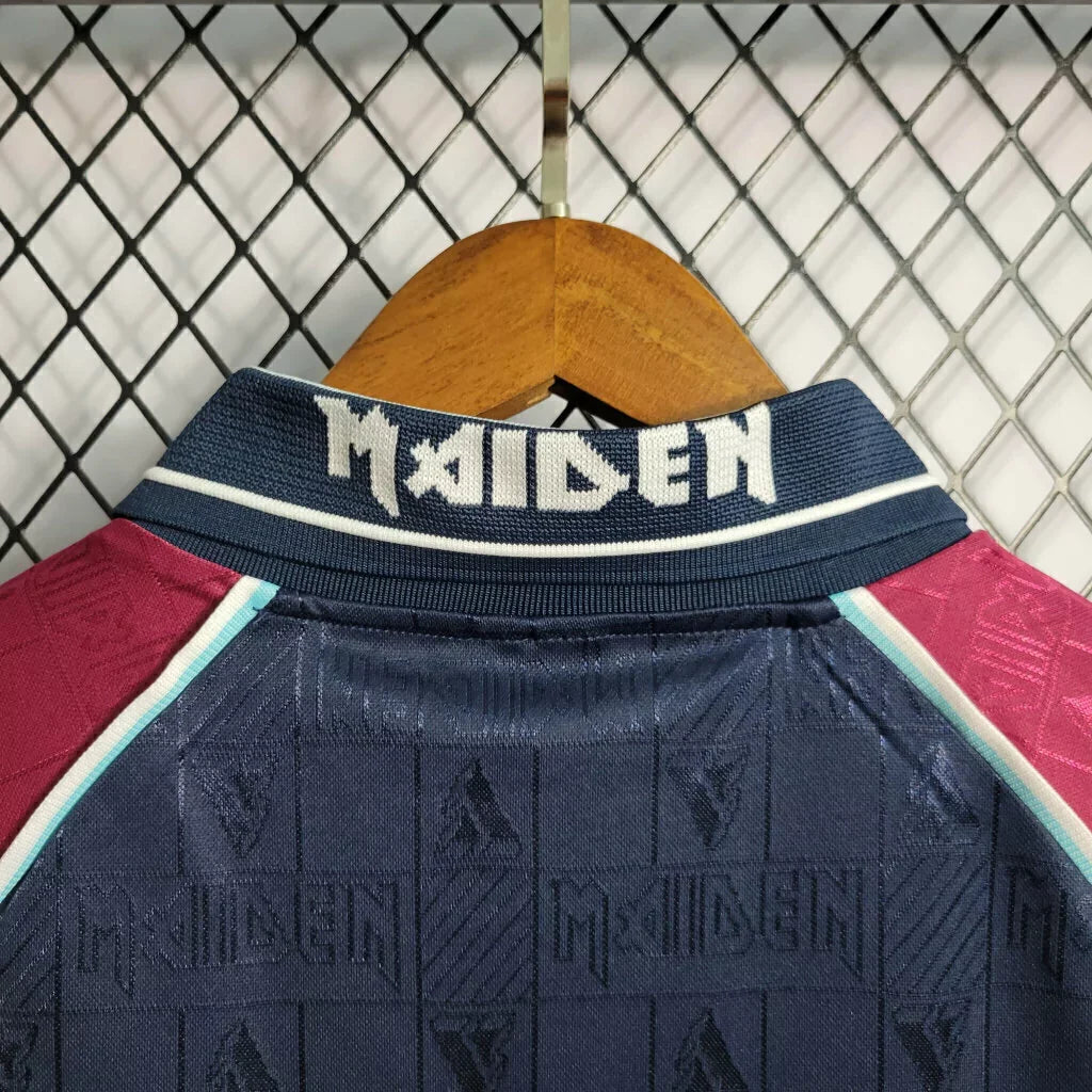 Camiseta Retro West Ham Iron Maiden 1999