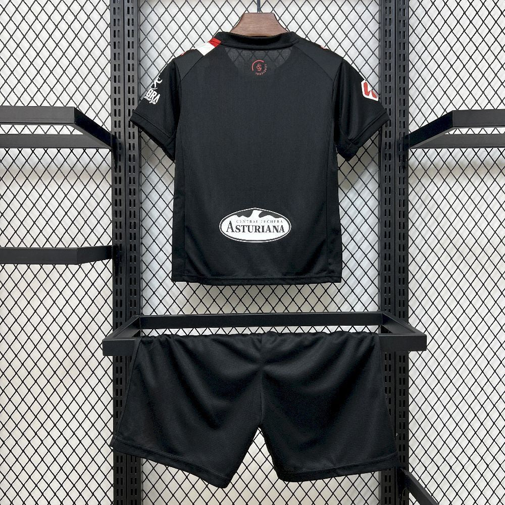 Camisa e Pantalones Cortos para Niño Sporting Gijon Away 25/26