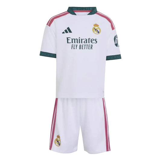 Camiseta y Pantalones Cortos Niños Real Madrid Home 26/27