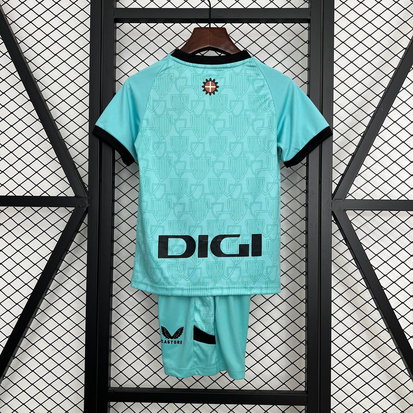 Camisetas y Pantalones Cortos Niños Athletic Bilbao Third 25/26