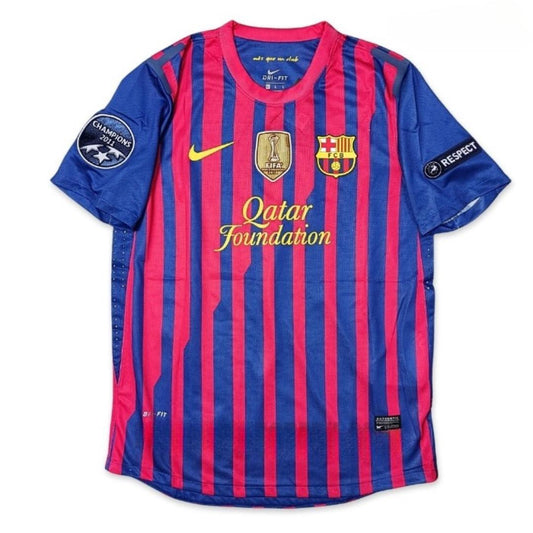 Camiseta FC Barcelona Home Retro 11/12 - Con Patch