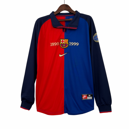 Camiseta Manga Larga Retro FC Barcelona Centenario 1899/1999