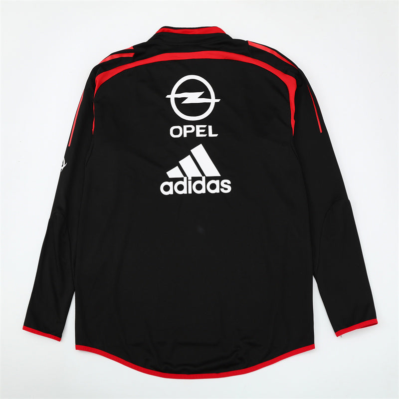 Camiseta de entrenamiento retro de manga larga del Milan 04/05
