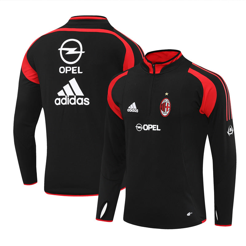 Camiseta de entrenamiento retro de manga larga del Milan 04/05