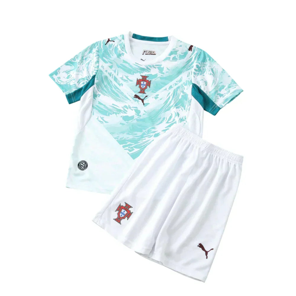 Camisa e Pantalones Cortos para Niño Portugal Away 26/27