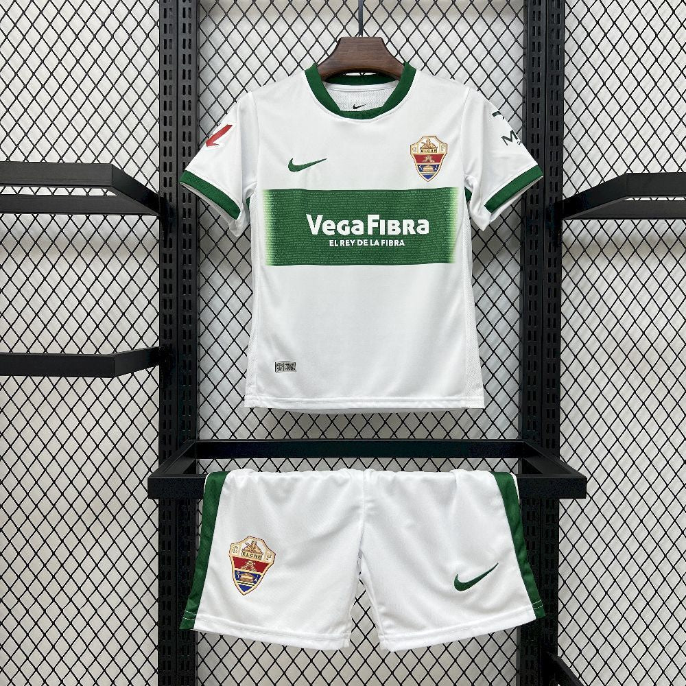 Camisa e Pantalones Cortos para Niño Elche Home 25/26