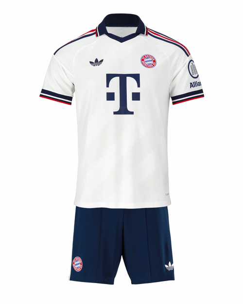 Camiseta y Pantalones Cortos para Niños Bayern de Múnich Away 26/27