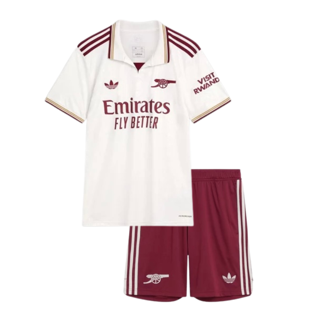 Camisa y Pantalones Cortos para Niños Arsenal Third 25/26