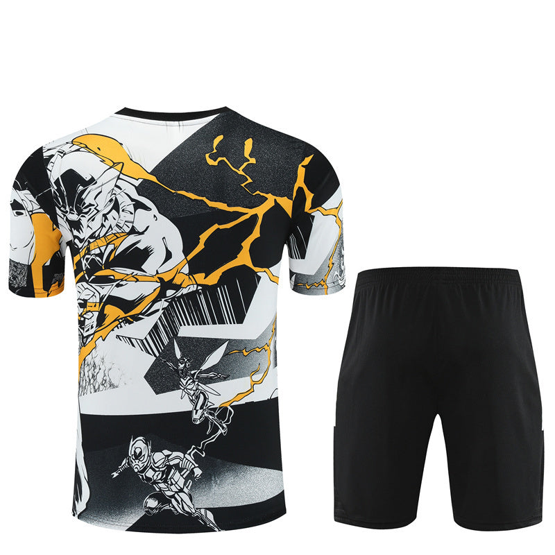 Camiseta y Pantalones Cortos Niños Real Madrid Marvel 25/26