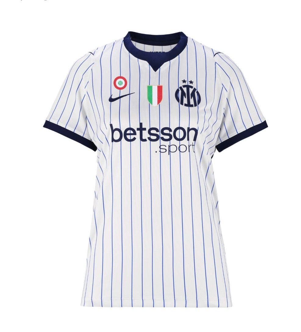 Camiseta Inter Away 26/27 Mujer Scudetto + Coccarda