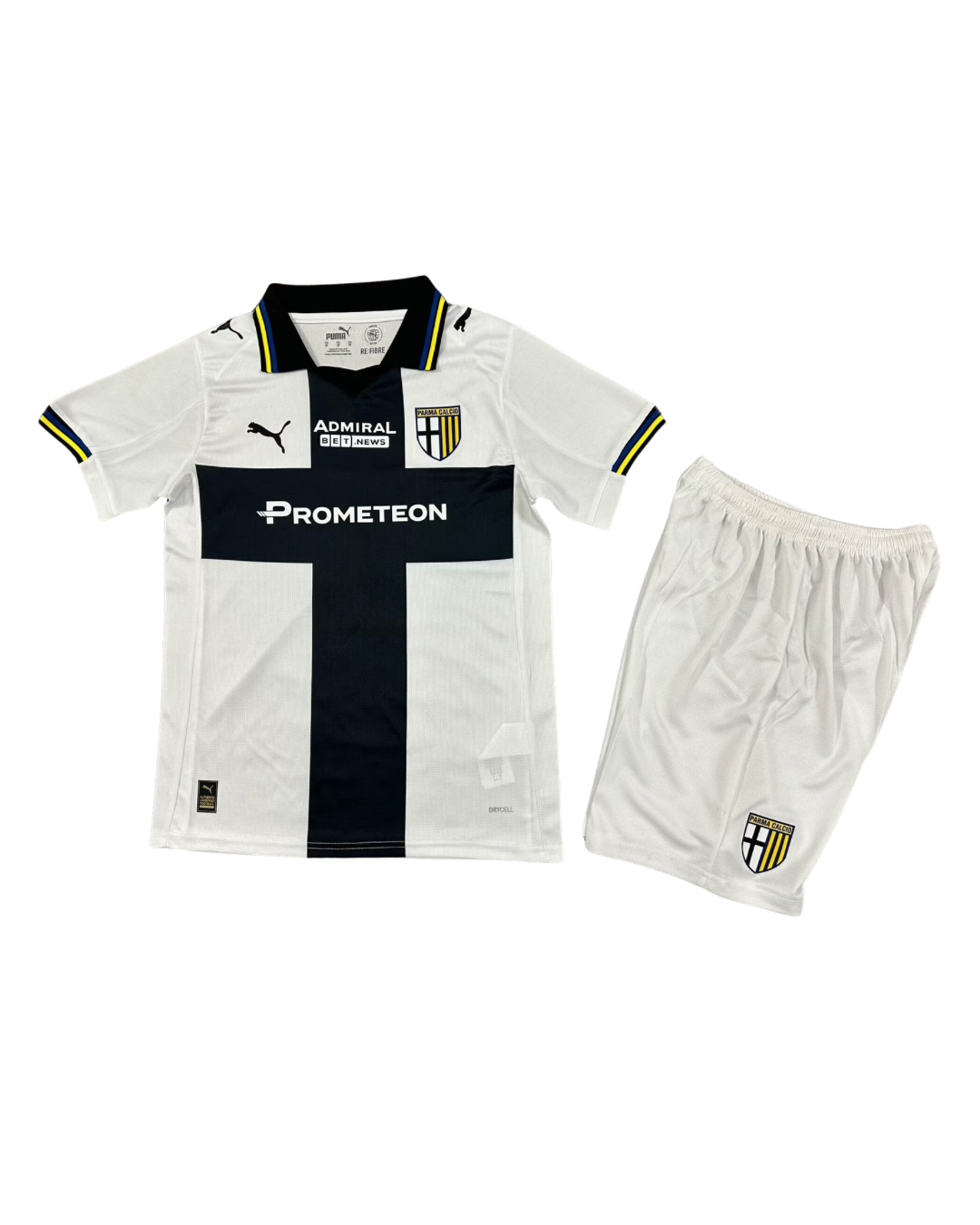Camiseta y Pantalon Corto para Niño Parma Home 25/26