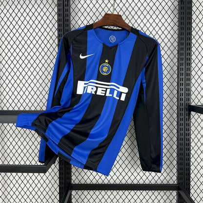 Camiseta Retro Inter manga larga Home 04/05