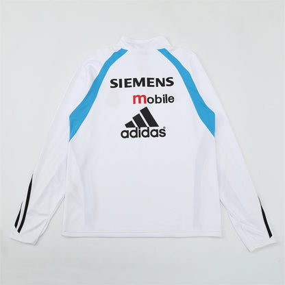 Camiseta de entrenamiento retro de manga larga del Real Madrid 03/04