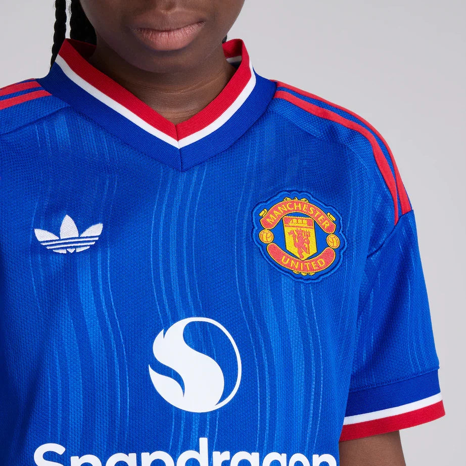 Camiseta y Pantalones Cortos para Niño Manchester United Away 26/27