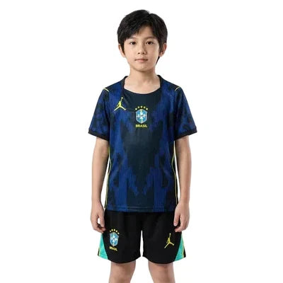 Camisa e Pantalones Cortos para Niño Brasil Home 26/27