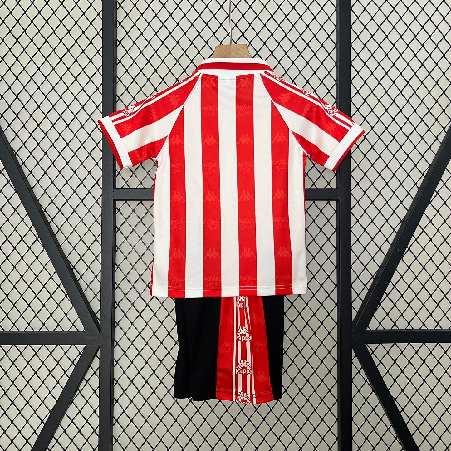Camisa e Pantalon Corto Niño Athletic Bilbao Home Retro 95/97