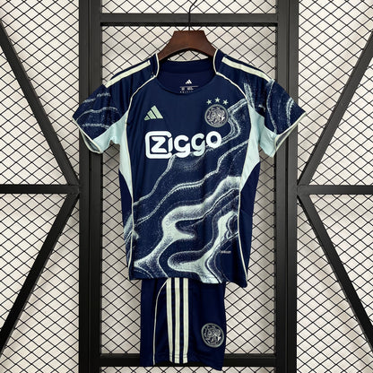 Camiseta y Pantalones Cortos para Niños Ajax Away 25/26
