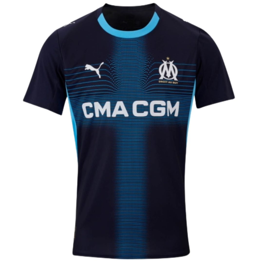 Camiseta y Pantalones Cortos para Niños Olympique de Marseille Away 25/26