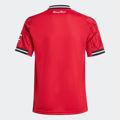 Camiseta y Pantalones Cortos para Niño Manchester United Home 25/26