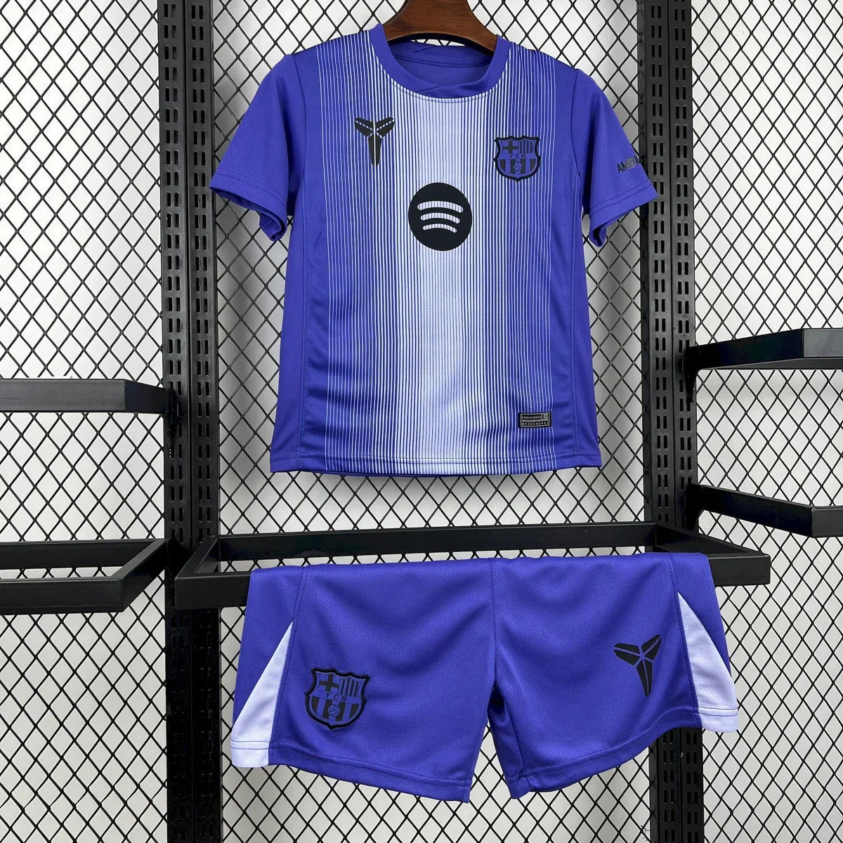 Camisa e Pantalones Cortos para Niño FC Barcelona Portero 25/26