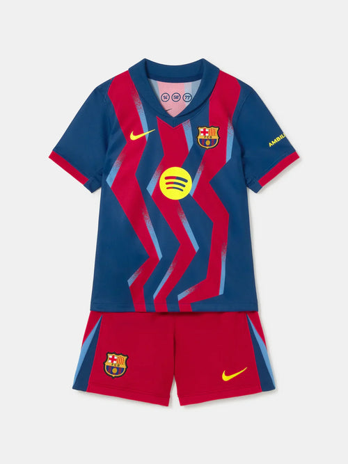 Camisa y Pantalones Cortos para Niños FC Barcelona Fourth 25/26