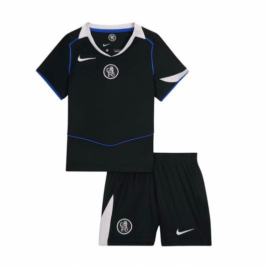 Camisa y Pantalones Cortos para Niños Chelsea Third 25/26