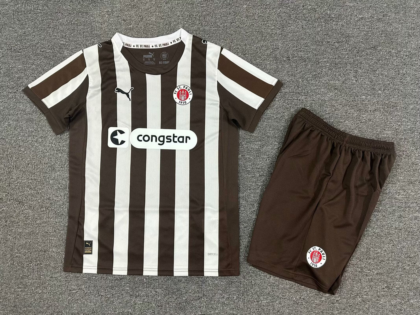 Camisa e Pantalones Cortos para Niño St. Pauli Home 25/26