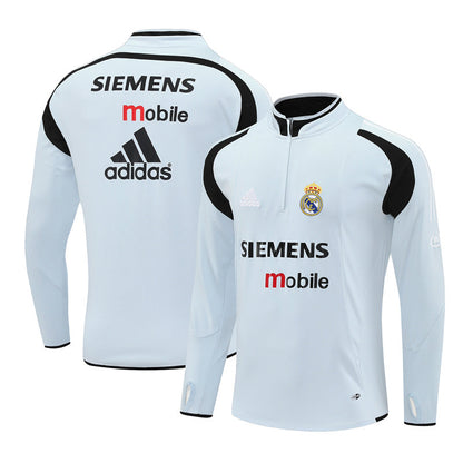 Camiseta de entrenamiento retro de manga larga del Real Madrid 04/05