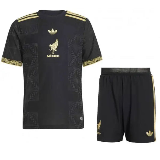 Camisa e Pantalones Cortos para Niño México de Oro