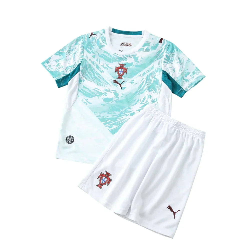 Camisa e Pantalones Cortos para Niño Portugal Away 26/27