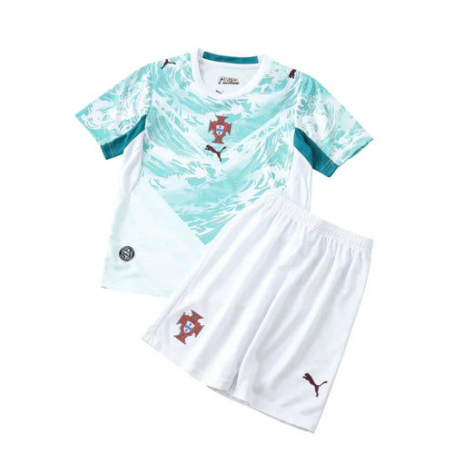 Camisa e Pantalones Cortos para Niño Portugal Away 26/27