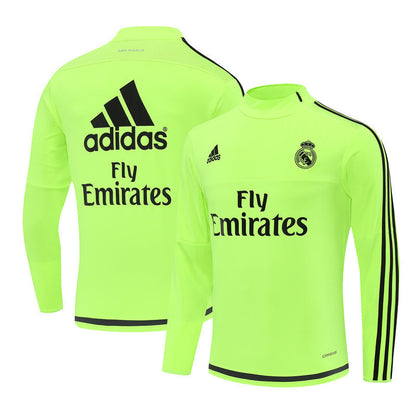 Camiseta de entrenamiento retro de manga larga del Real Madrid 15/16