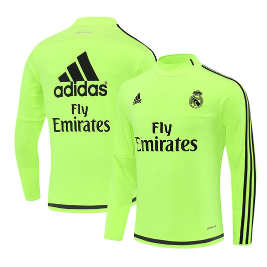 Camiseta de entrenamiento retro de manga larga del Real Madrid 15/16