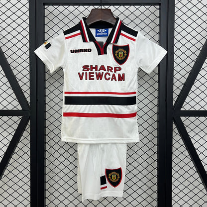 Camiseta y Pantalones Cortos para Niño Manchester United Retro 97/98