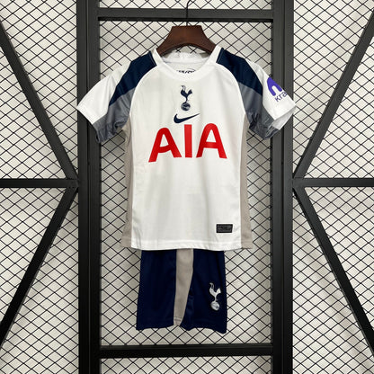 Camiseta y Pantalones Cortos para Niños Tottenham Hotspur Home 25/26