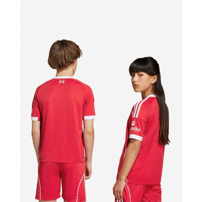 Camiseta y Pantalones Cortos para niños Liverpool Home 25/26