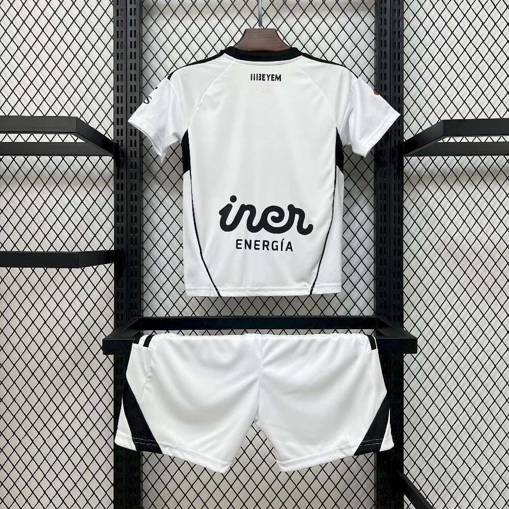 Camisetas y Pantalones Cortos Niños Albacete Home 25/26