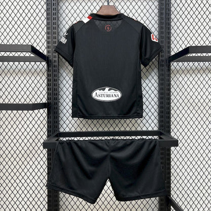 Camisa e Pantalones Cortos para Niño Sporting Gijon Away 25/26