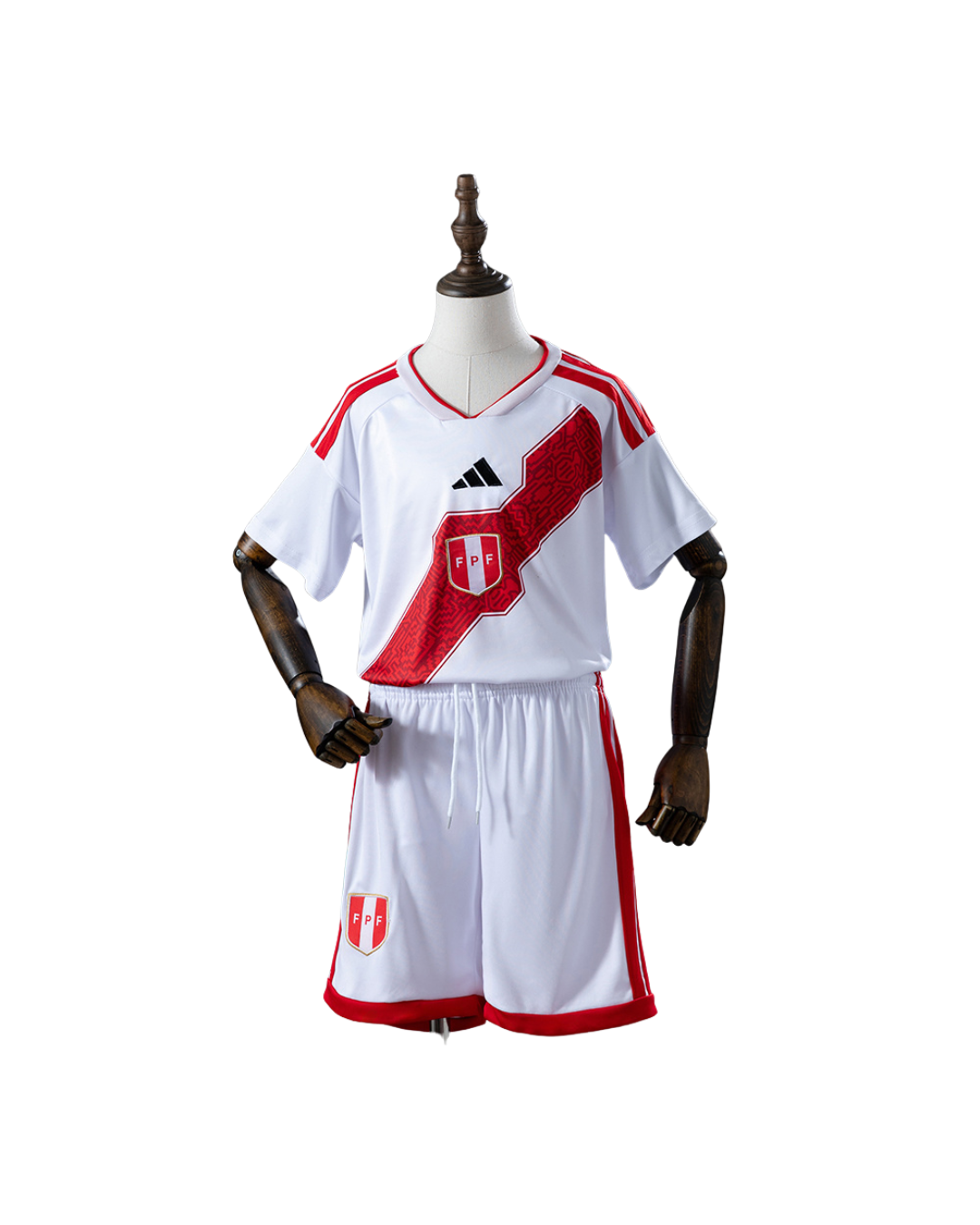 Camiseta y Pantalones Cortos para Niño Perú Home 26/27