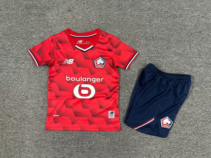 Camisa e Pantalones Cortos para Niños Lille OSC Home 25/26