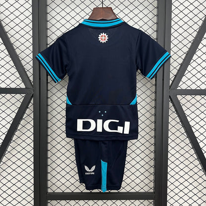 Camisetas y Pantalones Cortos Niños Athletic Bilbao Away 25/26