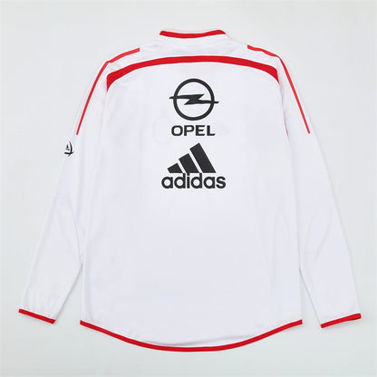 Camiseta de entrenamiento retro de manga larga del Milan 04/05