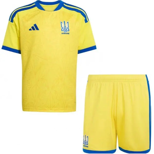 Camiseta y Pantalon Corto para Nino Ucrania Home 26/27