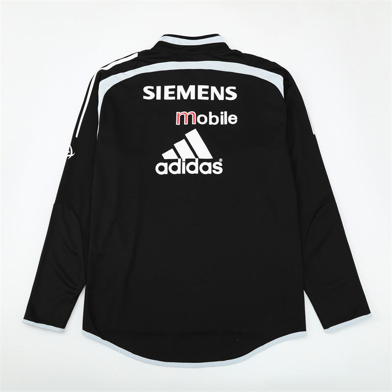 Camiseta de entrenamiento retro de manga larga del Real Madrid 04/05